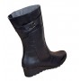 Cizme dama din piele naturala, cu fermoar, negru, Imblanite, Marimi 36 la 41 MVS30CZM